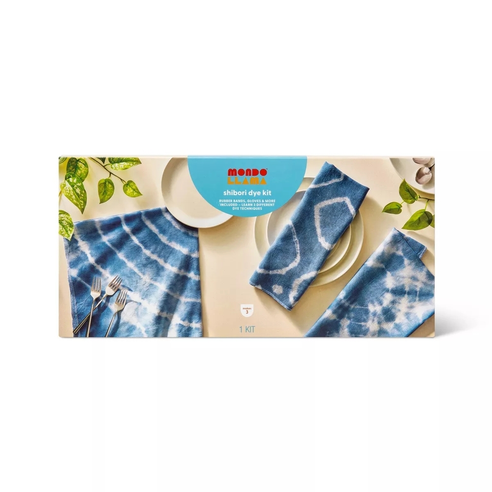 Mondo Llama Shibori Napkin Dye Kit